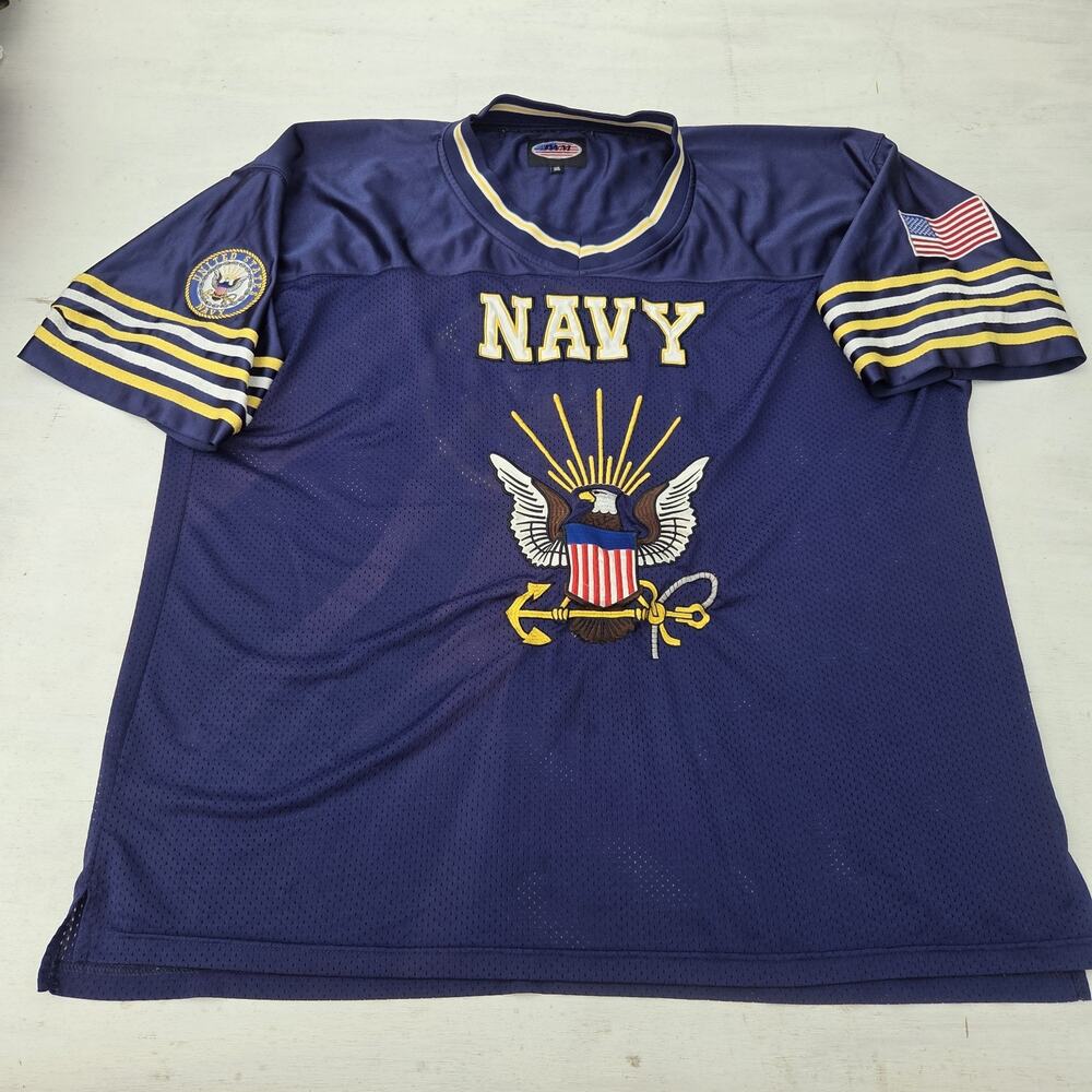 JWM United States Navy Mesh Jersey Size 3XL READ